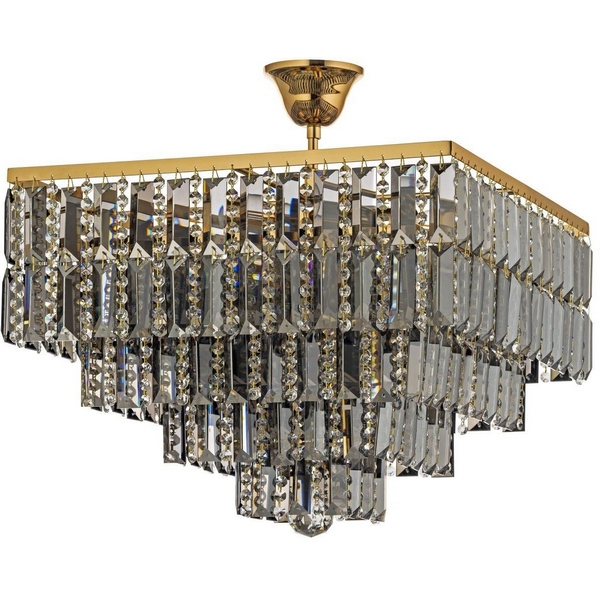 Потолочная люстра хрустальная на штанге Arti Lampadari Rozzano Rozzano E 1.5.40.106 GP