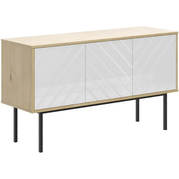 Тумба малая Boho ОГОГО (арт.571719), (ЛДСП/Белый,Дуб Корбридж) ОГОГО Обстановочка!