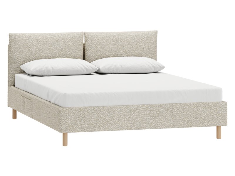 Кровать Коверти 160 Букле Бежевый