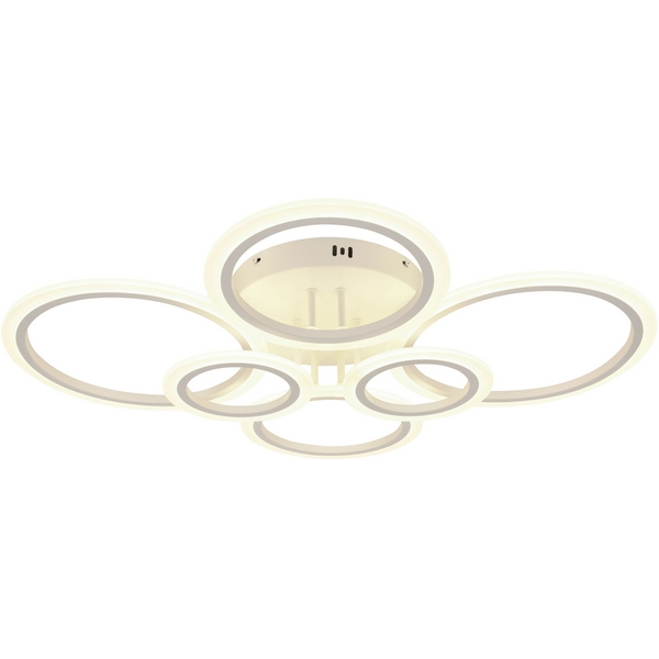 Потолочная люстра светодиодная Rivoli Nica 6198-701 150 Вт LED 3000К-6000К с пультом