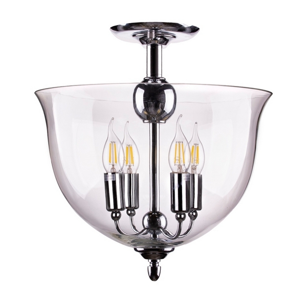 Потолочная люстра Crystal Lux ATLAS PL4 CHROME подсвечник