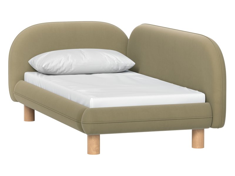 Детская кровать Дебби-2 80 Вельвет Оливковый