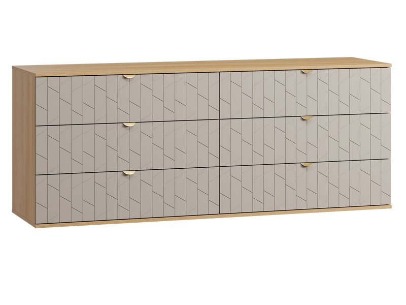 Комод Монблан 185x76 Грань Латте