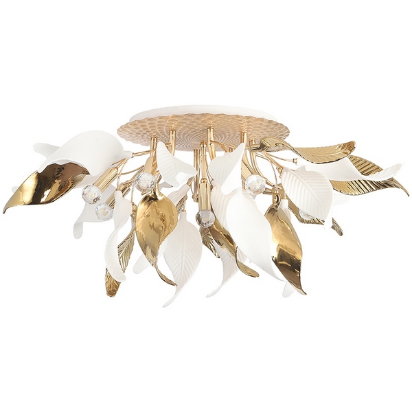 Потолочная люстра Crystal Lux STEFANIA PL9 листья