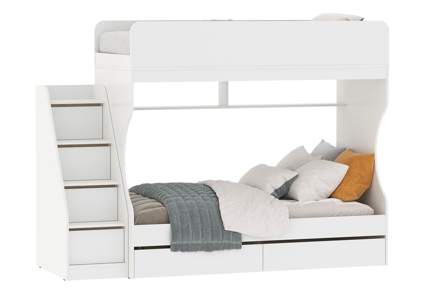 Кровать двухъярусная НМ 041.34