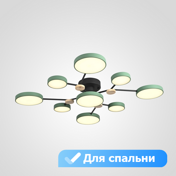 Потолочная светодиодная люстра с пультом управления для спальни Lu Carte LC-11-1724