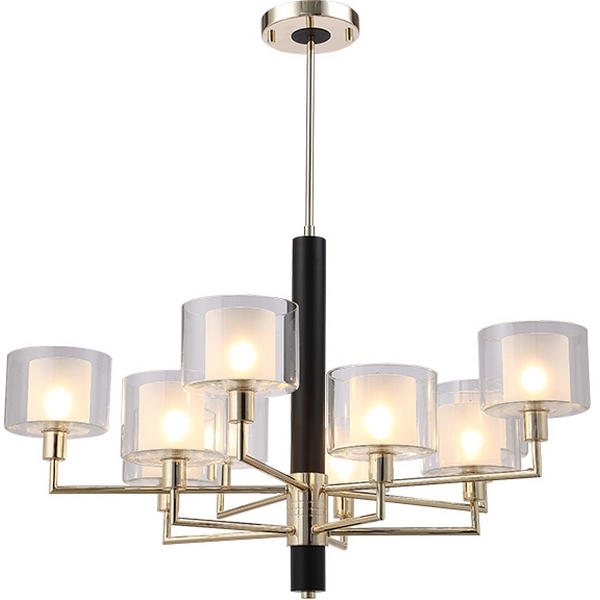 Потолочная люстра на штанге Crystal Lux MAESTRO SP-PL5+5 GOLD