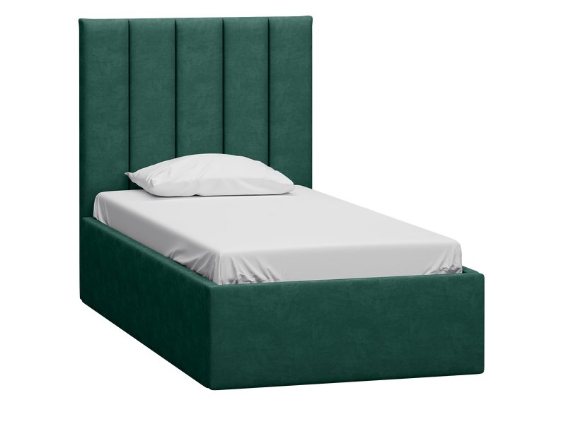 Кровать Вега-П 90 Велюр Зеленый
