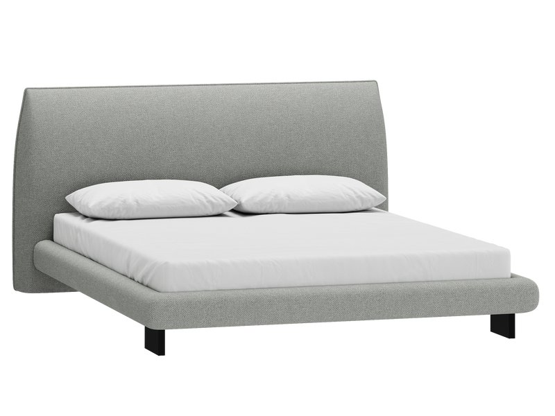 Кровать Агами-Н 180 Рогожка Серый