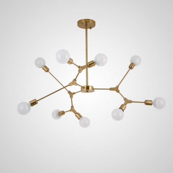 Люстра на штанге Late D103 Gold ImperiumLoft Late01 (193584-26)