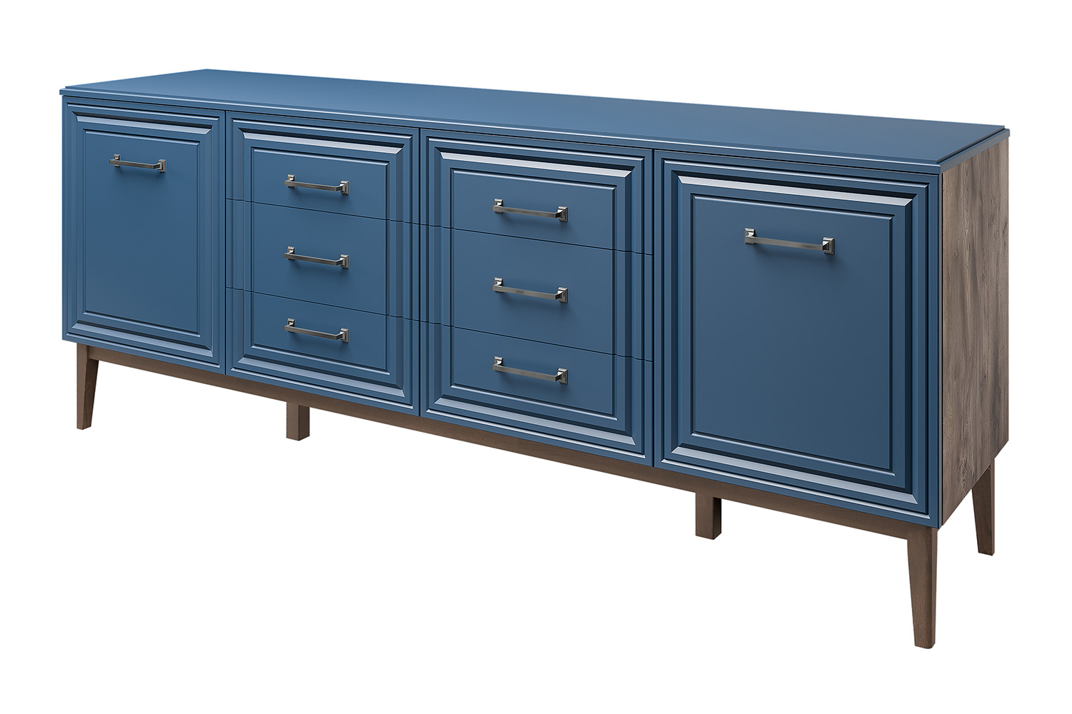 Комод 6 ящиков и 2 двери Гориция