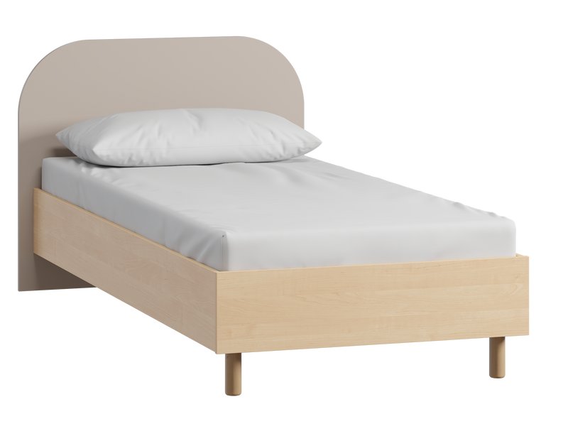 Кровать Дона 90 Береза Латте