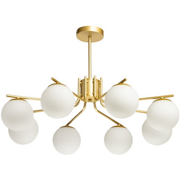 Потолочная люстра на штанге De City Оливия 306017208 (плафоны шарики)