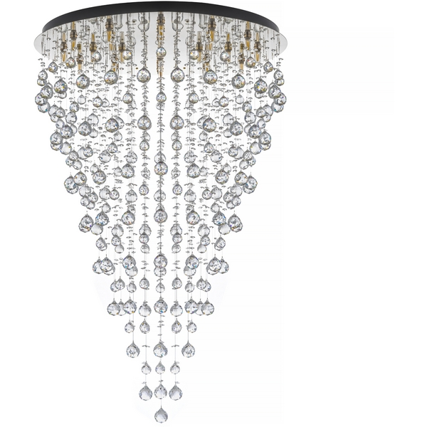 Люстра хрустальная потолочная H 1.4.80.615 Arti Lampadari Flusso N (плафоны шарики)