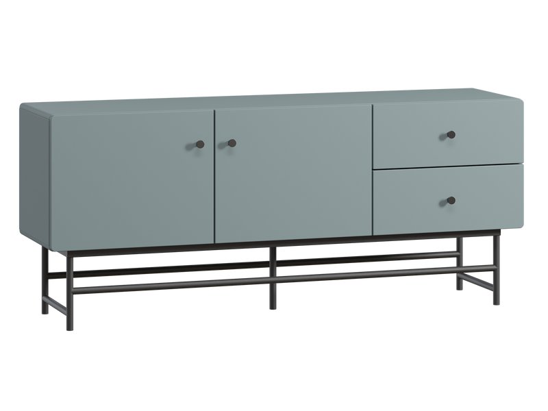 ТВ-тумба Шелби 158x67 Серо-зеленый