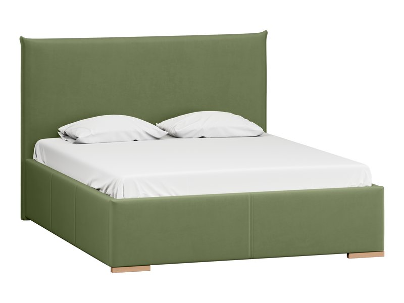 Кровать Слипсон 140 Велюр Оливковый