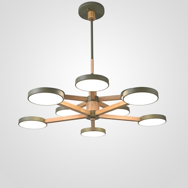 Потолочная люстра на штанге LED TURNA DBL L10 Hacks ImperiumLoft Turna-Dbl01 (229094-26, Умный дом, WiFi, голосовое управление)