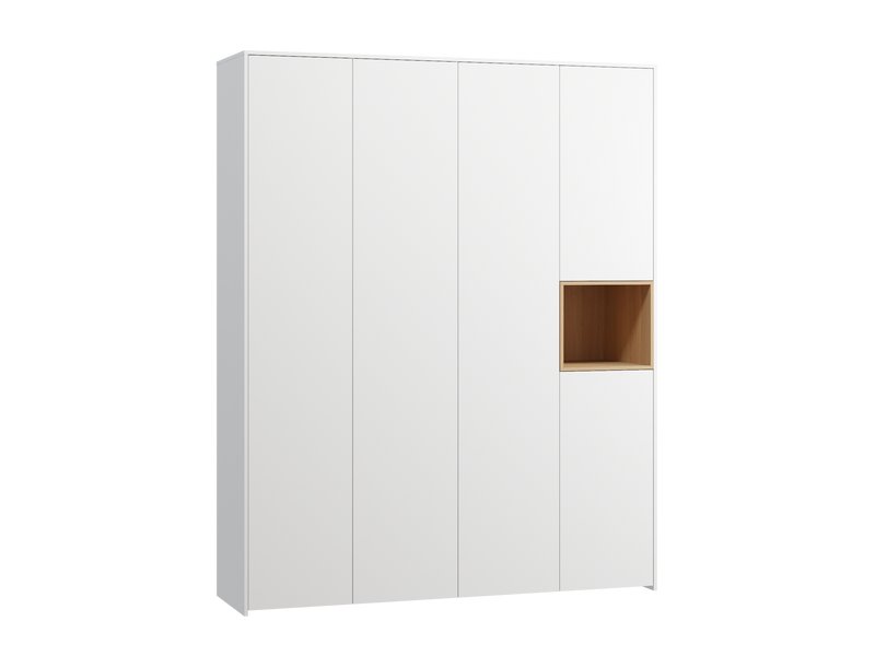 Распашной шкаф Висмар 4-204x240 Белый