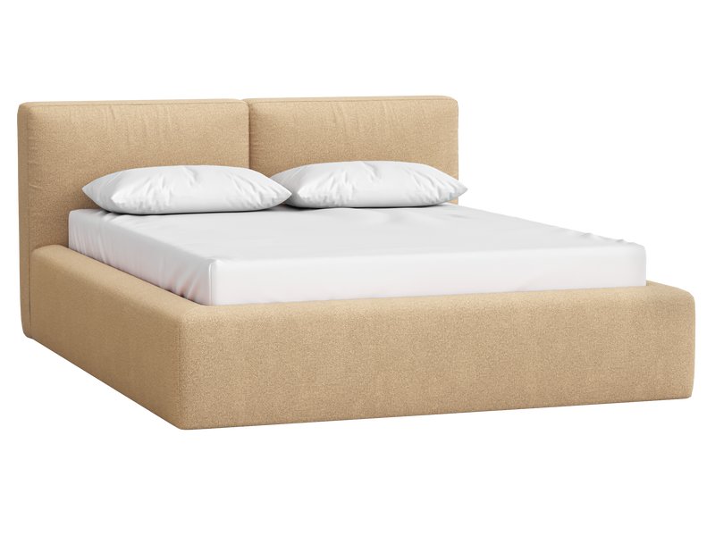 Кровать Фостер 160 Шенилл Песочный