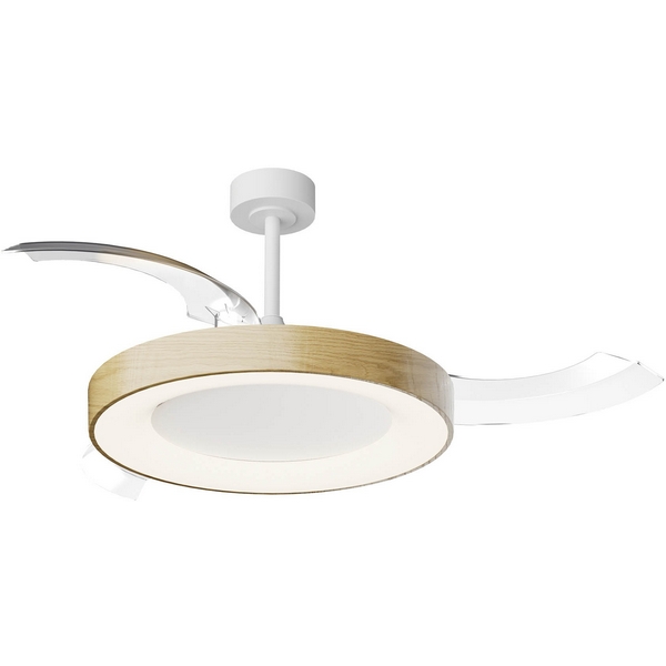 Потолочная светодиодная люстра с вентилятором и пультом Mantra Niseko Fan 9058