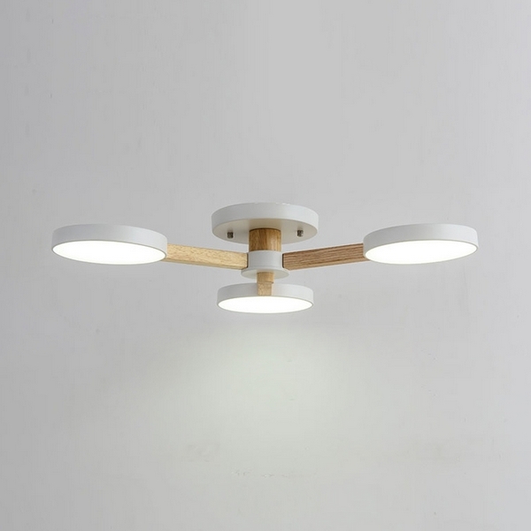 Люстра потолочная накладная на 3 лампы светодиодная TURNA 3 ImperiumLoft TURNA01