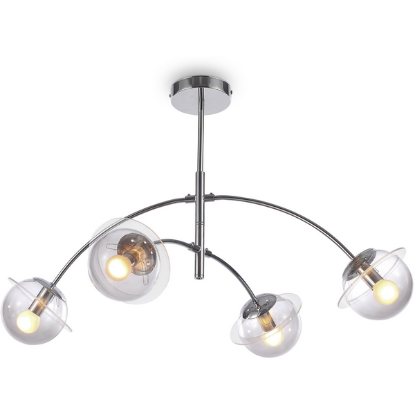 Потолочная люстра на штанге Freya Lumix FR5323CL-04CH шарики