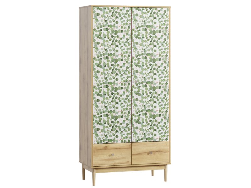 Распашной шкаф Тайрон 2-95x200 Листва