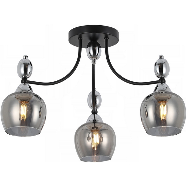 Потолочная люстра ILLUMICO IL8258-3COU-79 BK CR