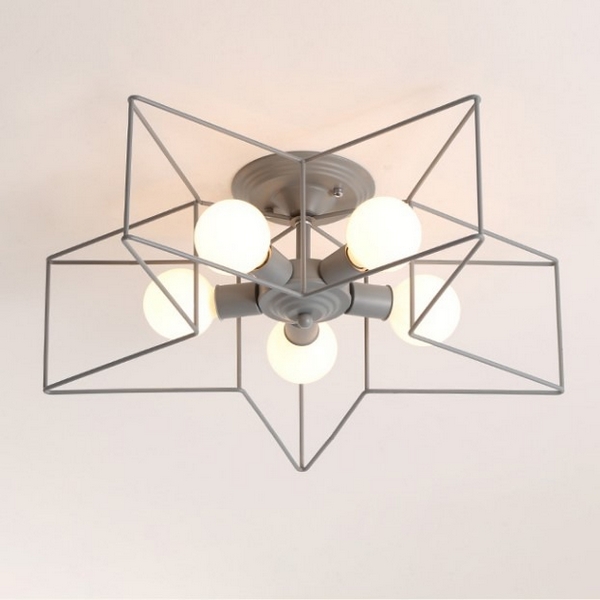 Потолочная люстра детская на штанге Asteri Gray Imperiumloft Asteri01 (178359-26) ImperiumLoft