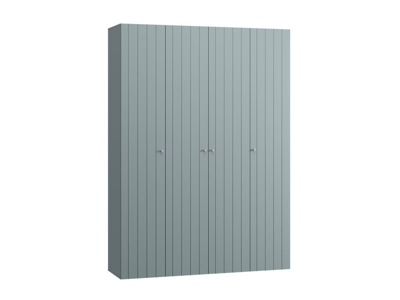 Распашной шкаф Моррис 4-175x242 Серо-зеленый
