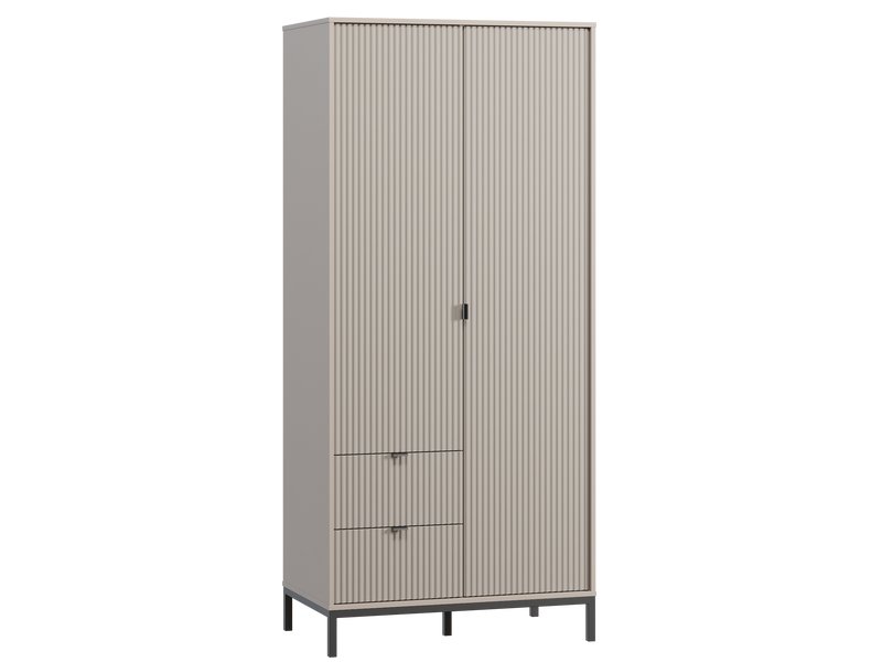 Распашной шкаф Трейвис 2-93x205 Латте