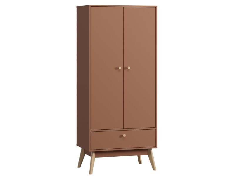 Распашной шкаф Торвалль 2-80x185 Терракотовый