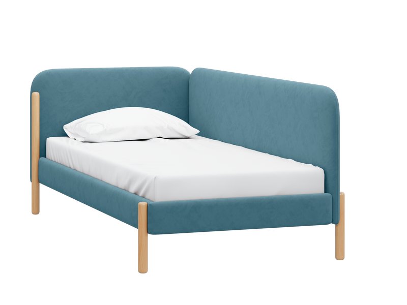 Кровать Кейси 120 Велюр Мятный