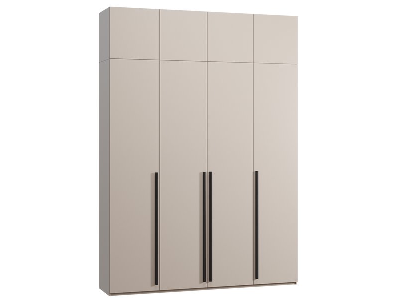 Распашной шкаф Кимбол 4.1-200x280 Латте