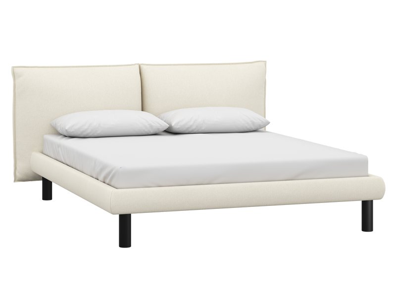 Кровать Кейт 160 Рогожка Белый