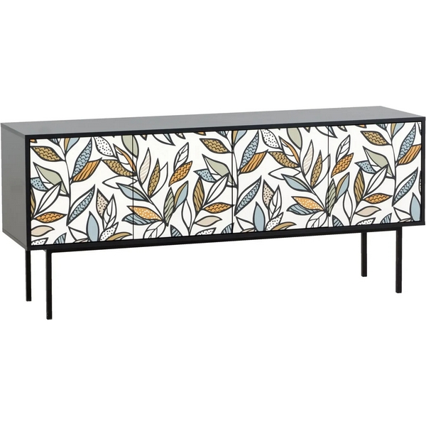 Тумба Boho Color большая ОГОГО (арт.599500), (ЛДСП/Черный) ОГОГО Обстановочка!