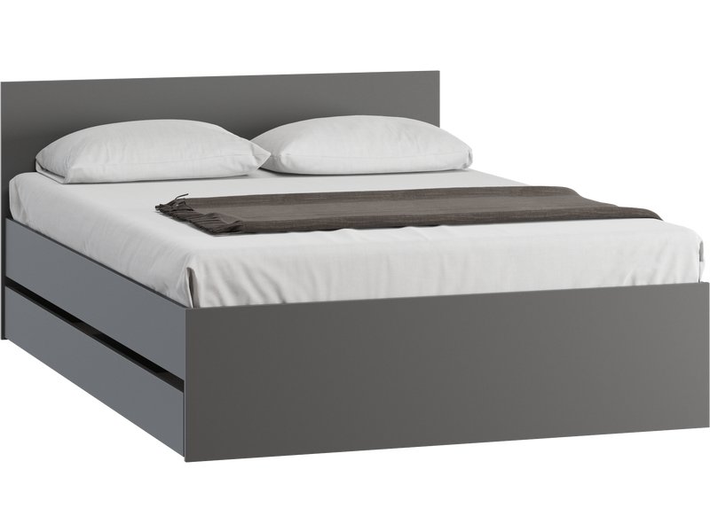 Кровать Фромборк-2 140 Темно-серый