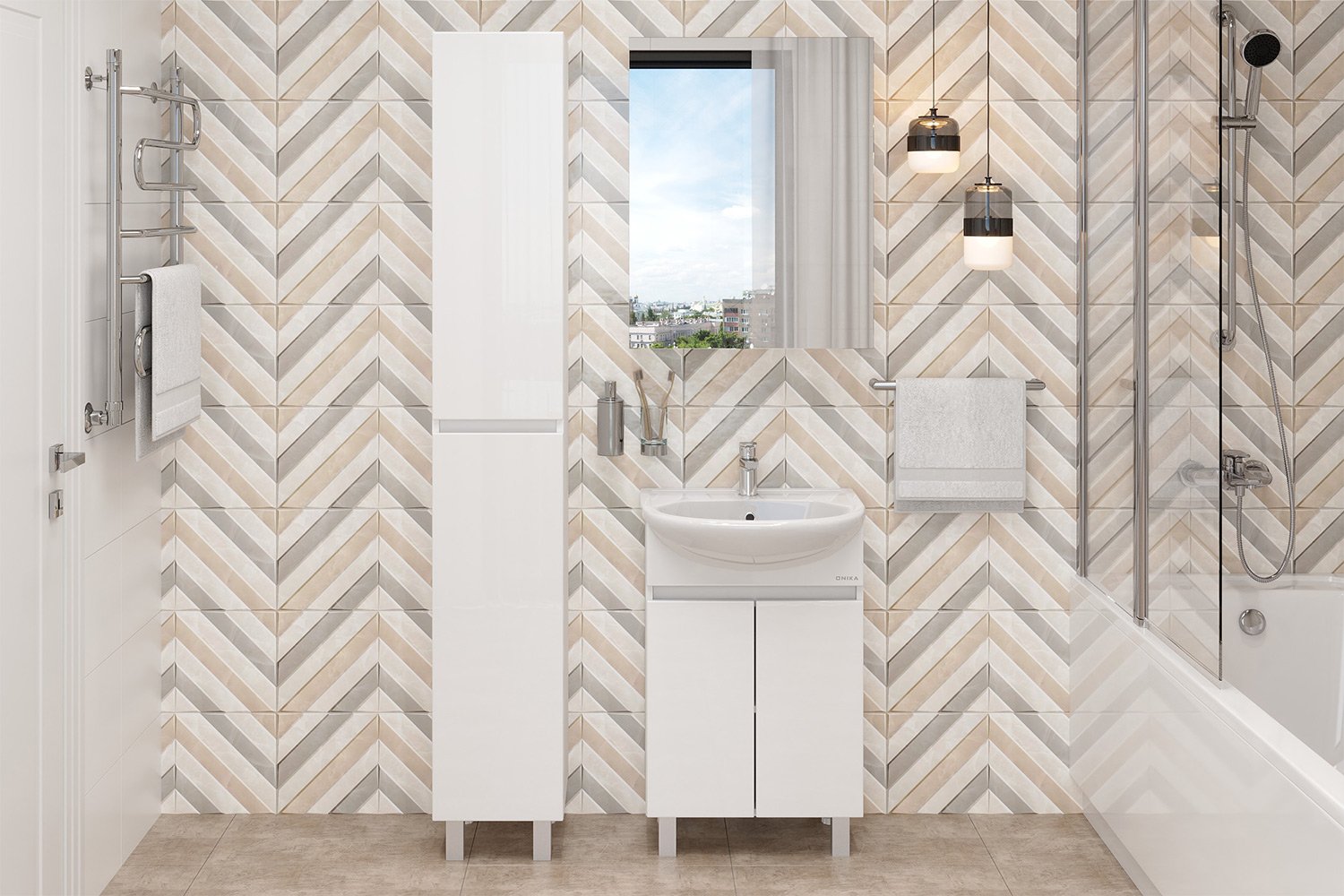 Ванный гарнитур  Милтон