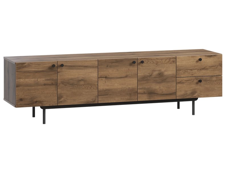 ТВ-тумба Скульт 1-180x51 Дуб Табачный