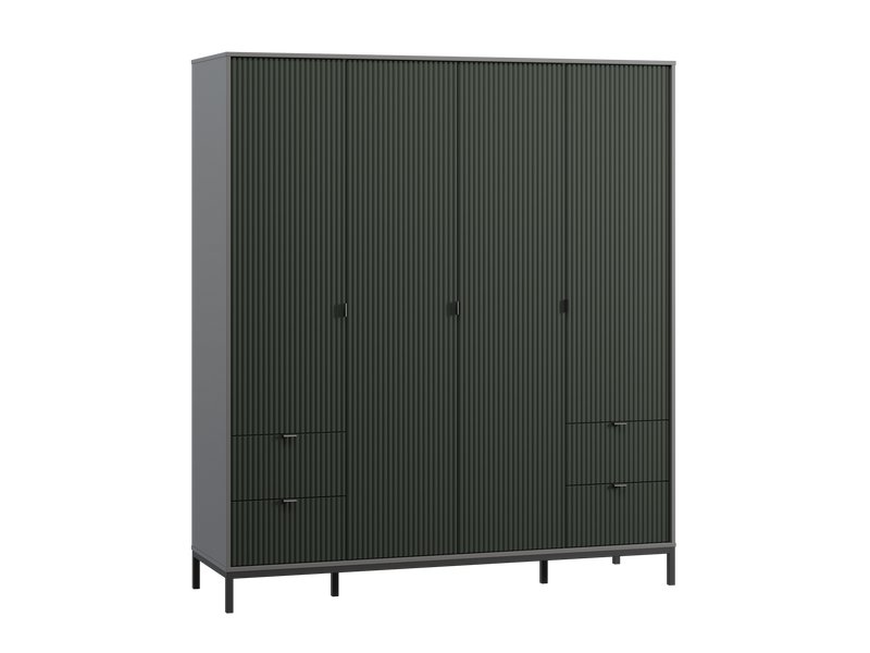 Распашной шкаф Трейвис 4-181x205 Пихтовый