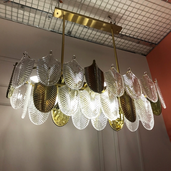 Потолочная люстра на штанге Cloyd Bonga 10599 листья