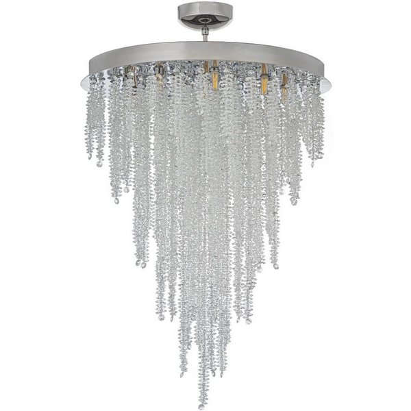 Потолочная люстра хрустальная Arti Lampadari Flusso H 1.4.55.105 N