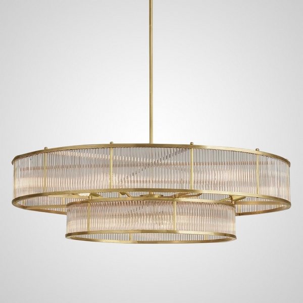 Потолочная люстра на штанге Rh Marais Round Chandelier D120 By ImperiumLoft 40,2668 228943-22
