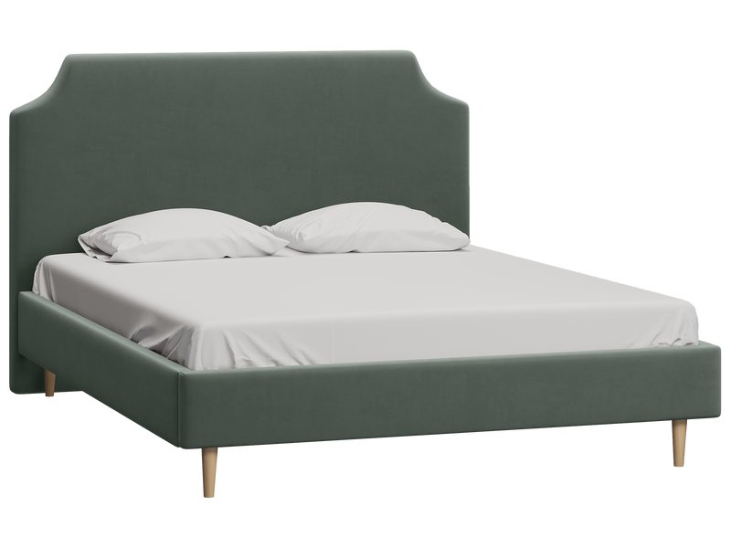 Кровать Адона-Н 180 Велюр Оливковый