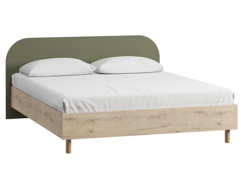 Кровать Дона 160 Дуб Ирландский