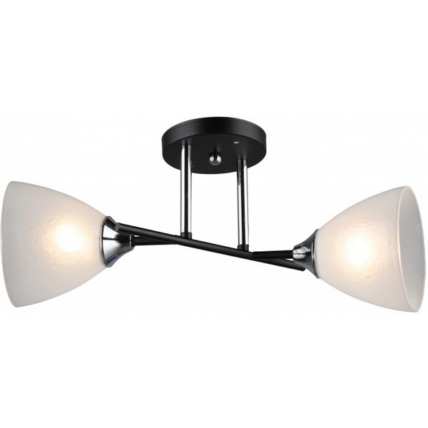 Потолочная люстра на штанге Imex MD.2142-2-S-BK+CH