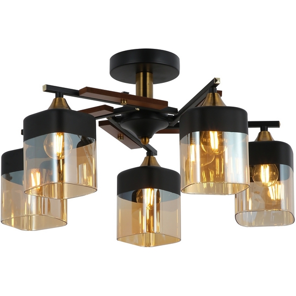 Потолочная люстра на штанге Freya Glitz FR5154PL-05B