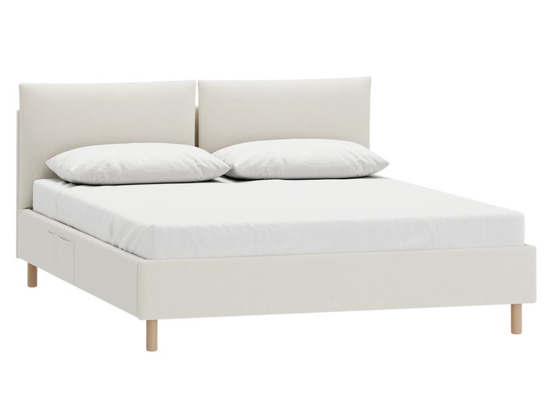 Кровать Коверти 160 Букле Молочный