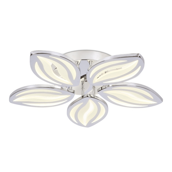 Потолочная люстра светодиодная с пультом регулировкой цветовой температуры и яркости ночным режимом Ambrella Acrylica FA466 (Умный дом)