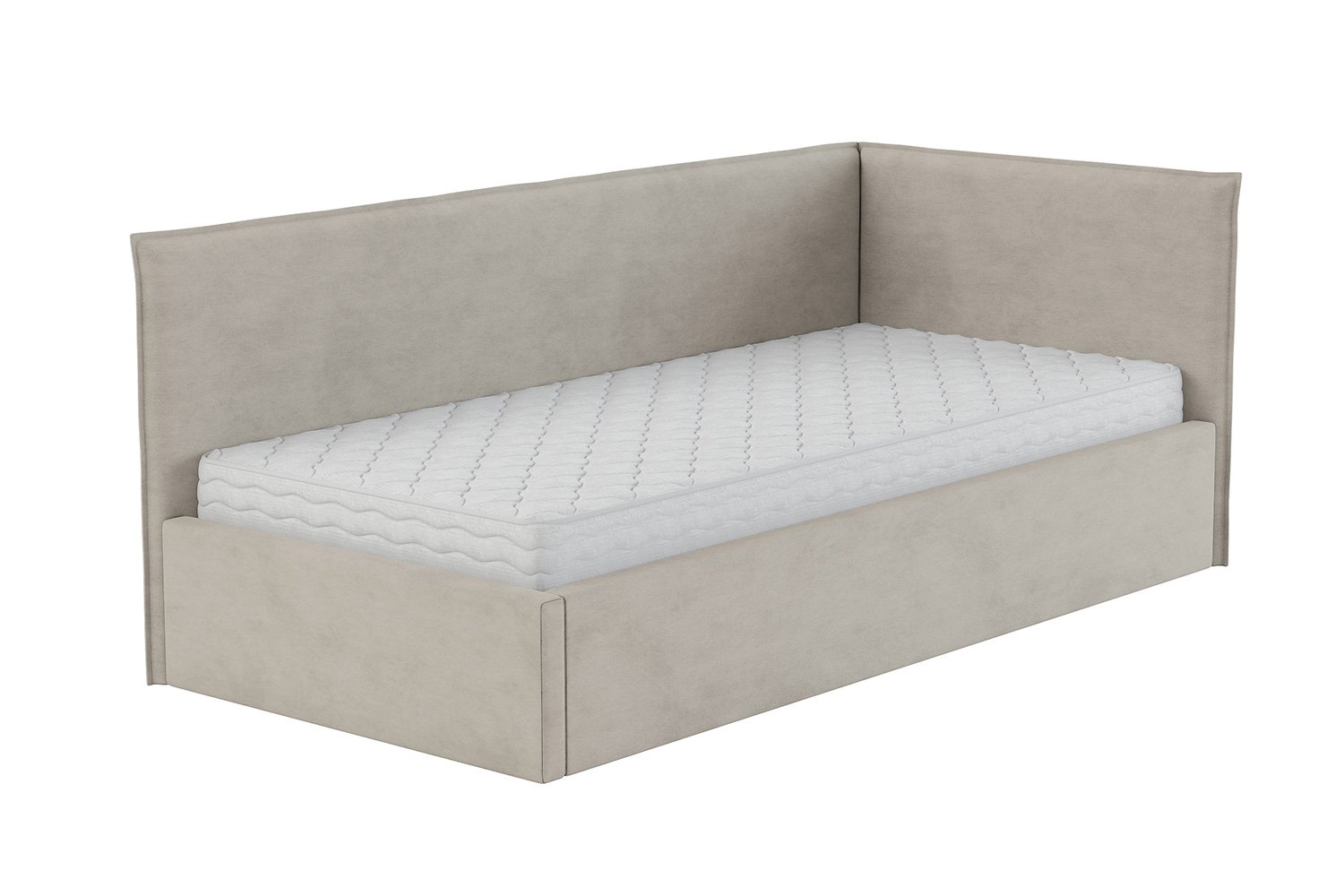 Кровать правосторонняя с подъёмным механизмом Ella